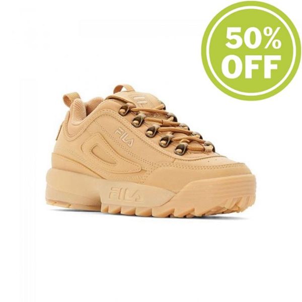 Fila Tenisky Damske Zlate - Disruptor Clay Low Wmn Chipmunk Chunky Vypredaj - Slovakia 38165-OZWM